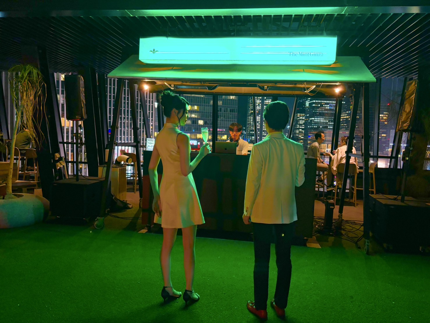 The Mint GinzaのDJブース