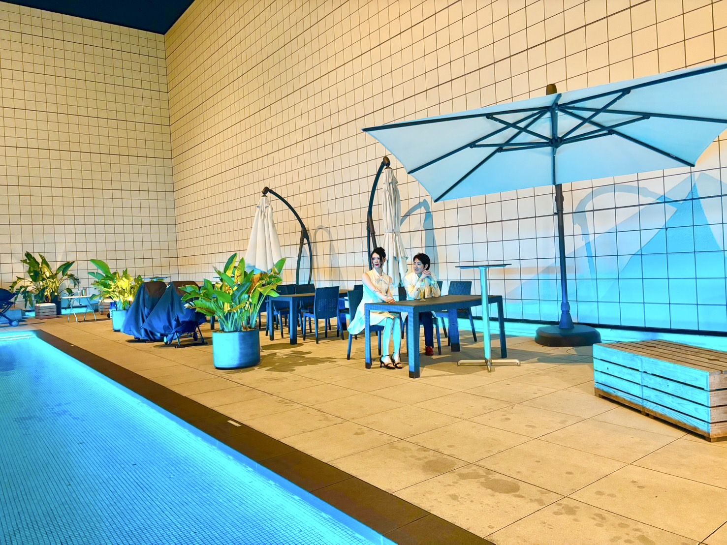 The Mint Ginzaのラウンジエリア
