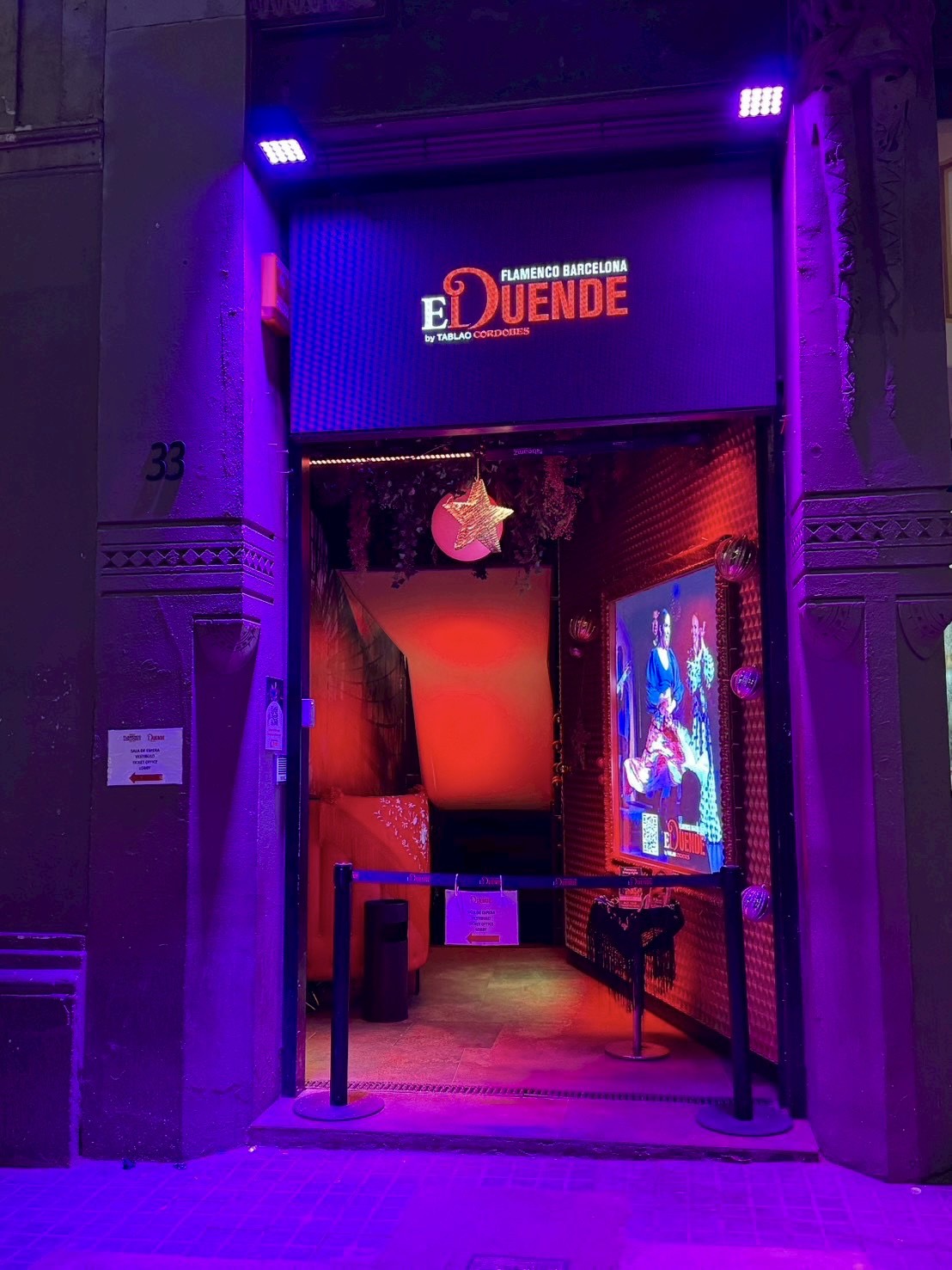 タブラオ・コルドベスの入り口